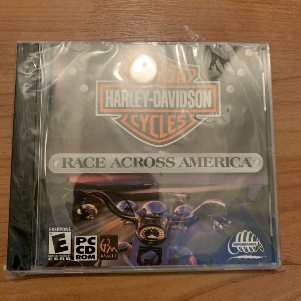 Harley-Davidson: Race Across America PC CD Rom Computer Video Game 1999
